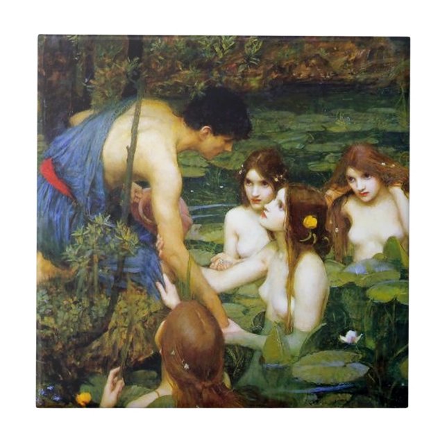 Waterhouse Hylas y la teja de las ninfas