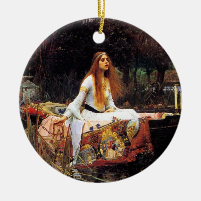 Waterhouse la señora del ornamento de Shalott (Frente)