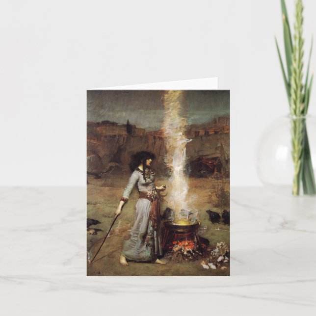 Waterhouse La Tarjeta de Nota del Círculo Mágico (Anverso)