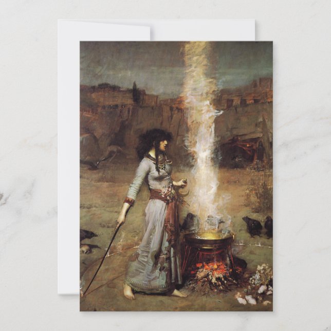 Waterhouse The Magic Circle Invitaciones (Anverso)