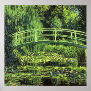 Waterlilies blanco de Claude Monet, arte del