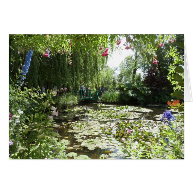 Waterlilies del jardín de Monet, Francia (Anverso (Horizontal))