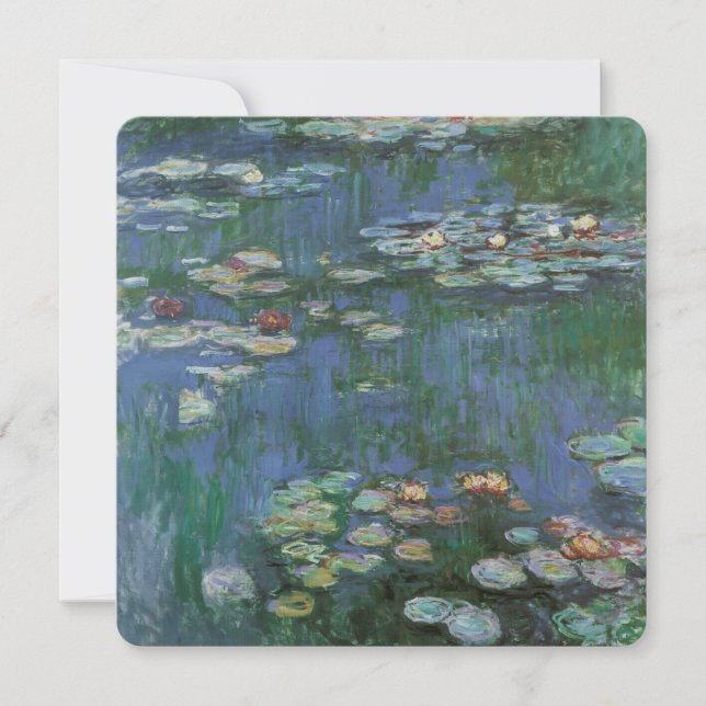 Waterlilies por Claude Monet, Flores de época (Anverso)