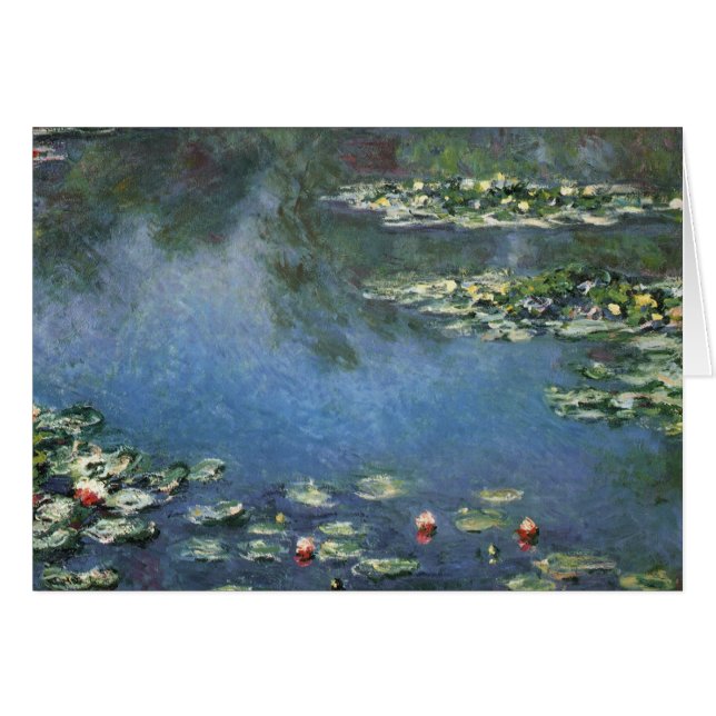 Waterlilies por Claude Monet, Flores de época (Anverso (Horizontal))