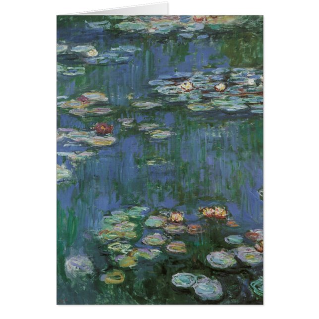 Waterlilies por Claude Monet, Flores de época (Frente)