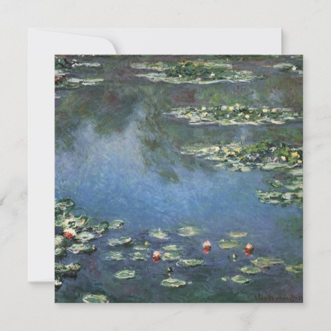 Waterlilies por Claude Monet, Flores de época (Anverso)