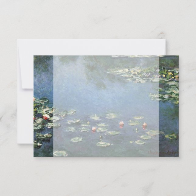 Waterlilies por Claude Monet, Flores de época (Anverso)