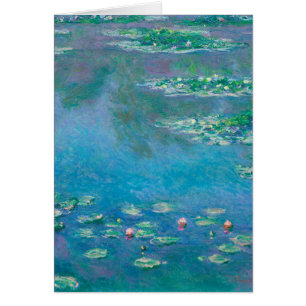 Waterlilies por la pintura Bella Artes de Claude M