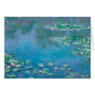Waterlilies por la pintura Bella Artes de Claude M