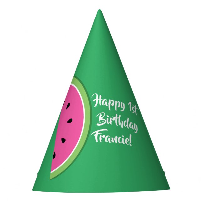 Watermelon Cute Fiestas Gorras (Anverso)