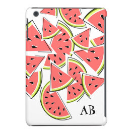Watermelon 'Monograma' iPad Mini funda vertical