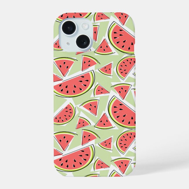 Watermelon Multi iPhone estuche verde (Reverso )