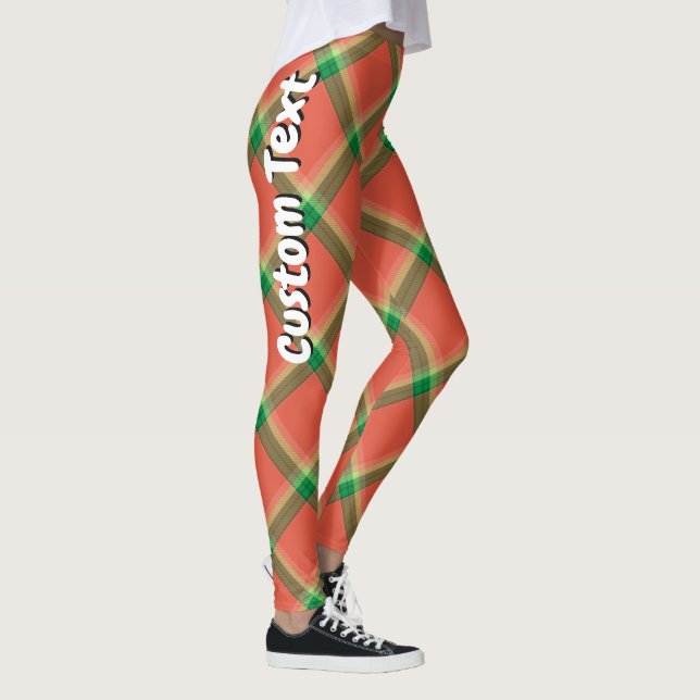 Watermelon Tartan Leggings (Derecha)