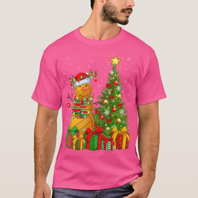 Waterpolo Sports Xmas Tree Snowman Water Polo Chr (Anverso)