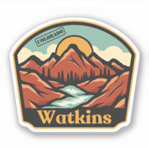Watkins, Colorado Pegatina