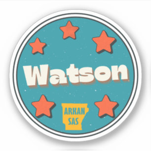 Watson, Pegatina de Arkansas