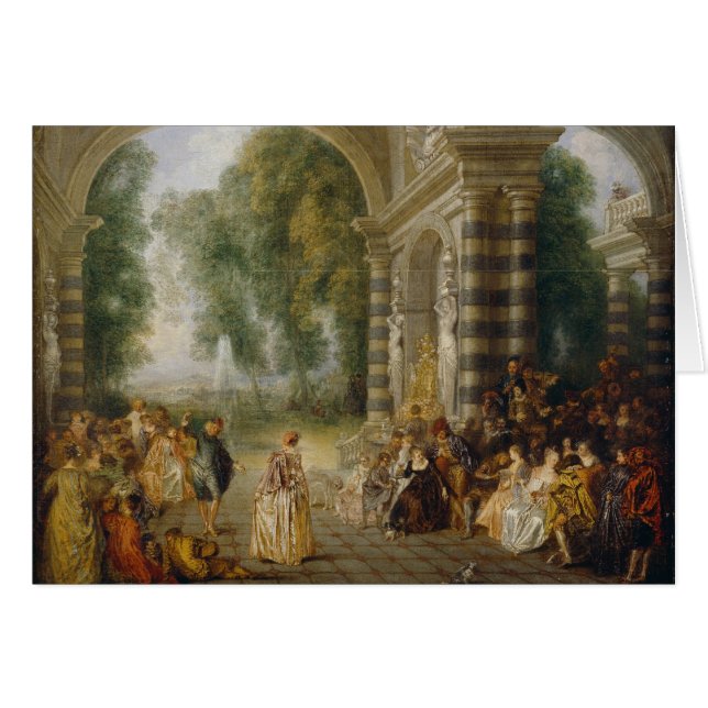 Watteau, arte de Jean-Antoine (Anverso (Horizontal))