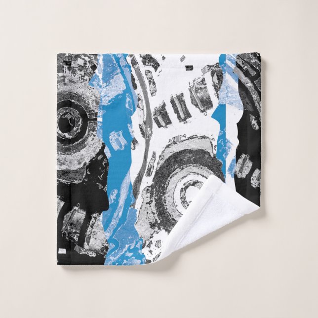 Wave Mechanism – Custom Towel 13" x 13" Wash Cloth (Toallita)