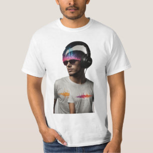 Waveform Beats: Diseños de camisetas con logotipo 