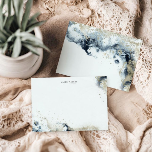 Waves acuáticas y tarjeta de nota de la estación d (Subido por el creador)