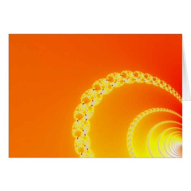 Waves de sonido arte fractal (Anverso (Horizontal))