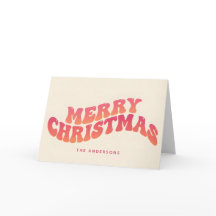 Wavy Groovy Script Feliz Navidad