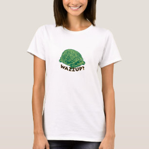 Wazzup - Camiseta básica para mujeres blancas
