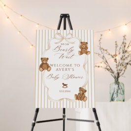 We Can Bearly Wait Elegant Baby Shower