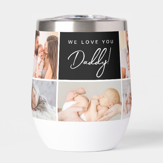 We Love you Daddy Custom Multi Photos Father's Day (Frente)