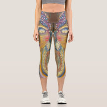 Wear Your Love© Capri Leggings with original art