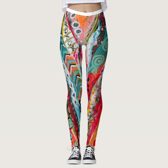 Wear Your Love leggings - Original Art - love wins (Anverso)