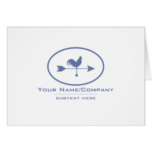 Weathervane azul para pequeñas empresas