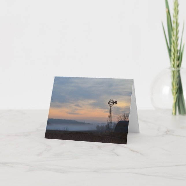 Weathervane en tarjeta de nota en blanco de luz te (Anverso)