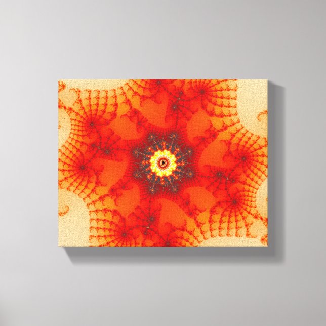 Web de fuego - Arte fractal (Anverso)