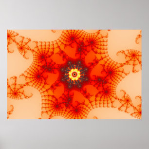 Web de fuego - Arte fractal