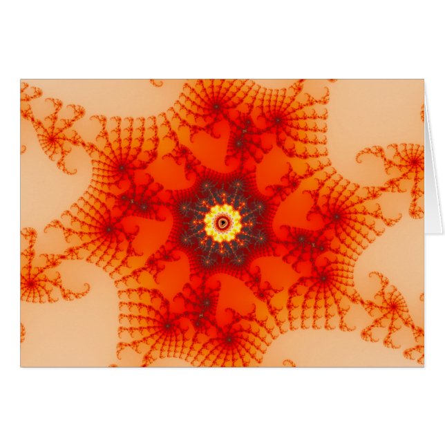 Web de fuego - Arte fractal (Anverso (Horizontal))