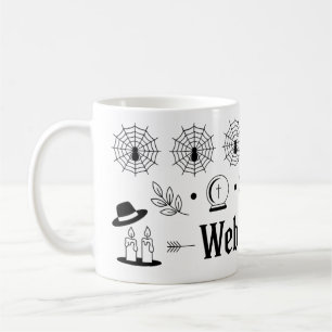 Web de Mentiras Mug Copa de café de humor gótico