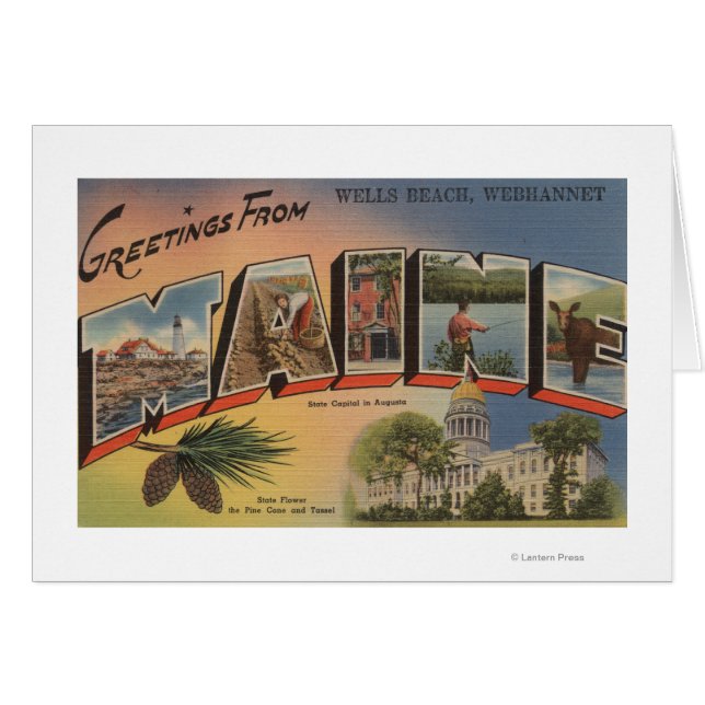 Webhannet, Maine (Wells Beach) (Anverso (Horizontal))