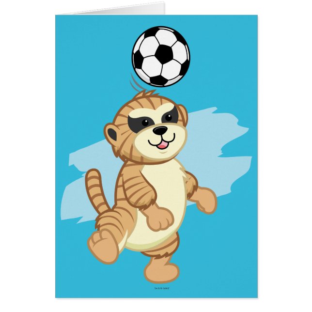 Webkinz el | Meerkat que juega al fútbol 2 (Frente)