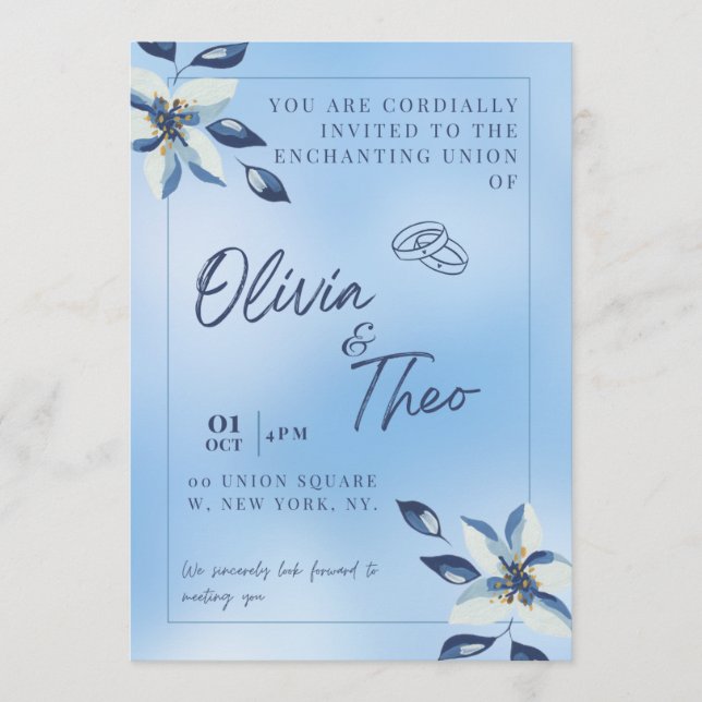 Wedding Invitation / Invitación de boda (Anverso)