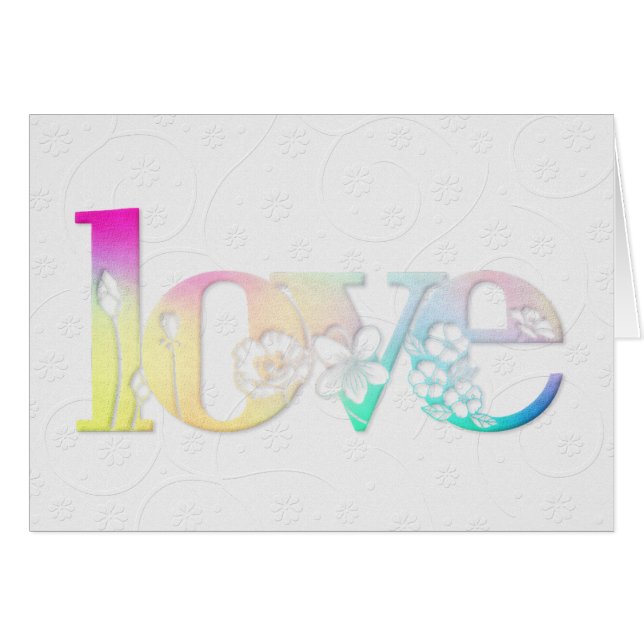 Wedding Love Flower Font (Anverso (Horizontal))