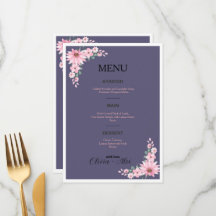Wedding Menu