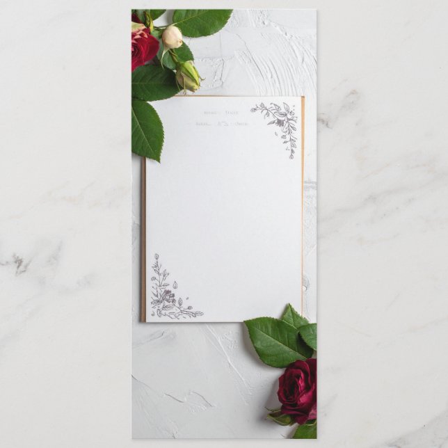 wedding menu (Anverso)