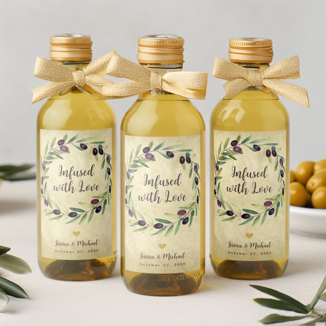 Wedding Olive Oil Wreath Infused with Love Vintage (Subido por el creador)