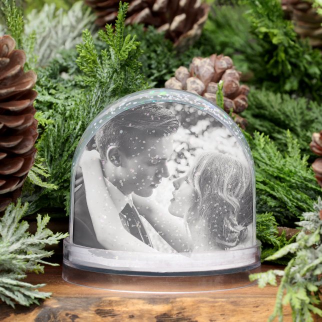 WEDDING PHOTO CUSTOM SNOW GLOBE (Invierno)