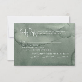 Wedding RSVP Card.