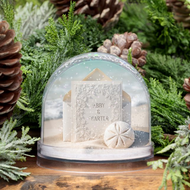 Wedding Stationery With Beach Sand Dollar (Invierno)