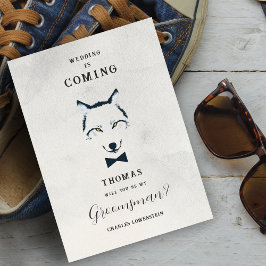 Wedding Wolf Groomsman Grey Shades Proposal