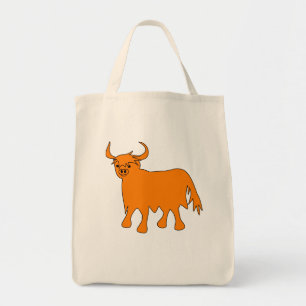 "Wee Coo" Escocia Highland Cow diseño de bolsos de