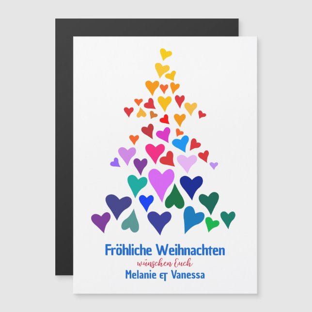 Weihnachten Minimal Magnetisch Pride (Anverso/Reverso)